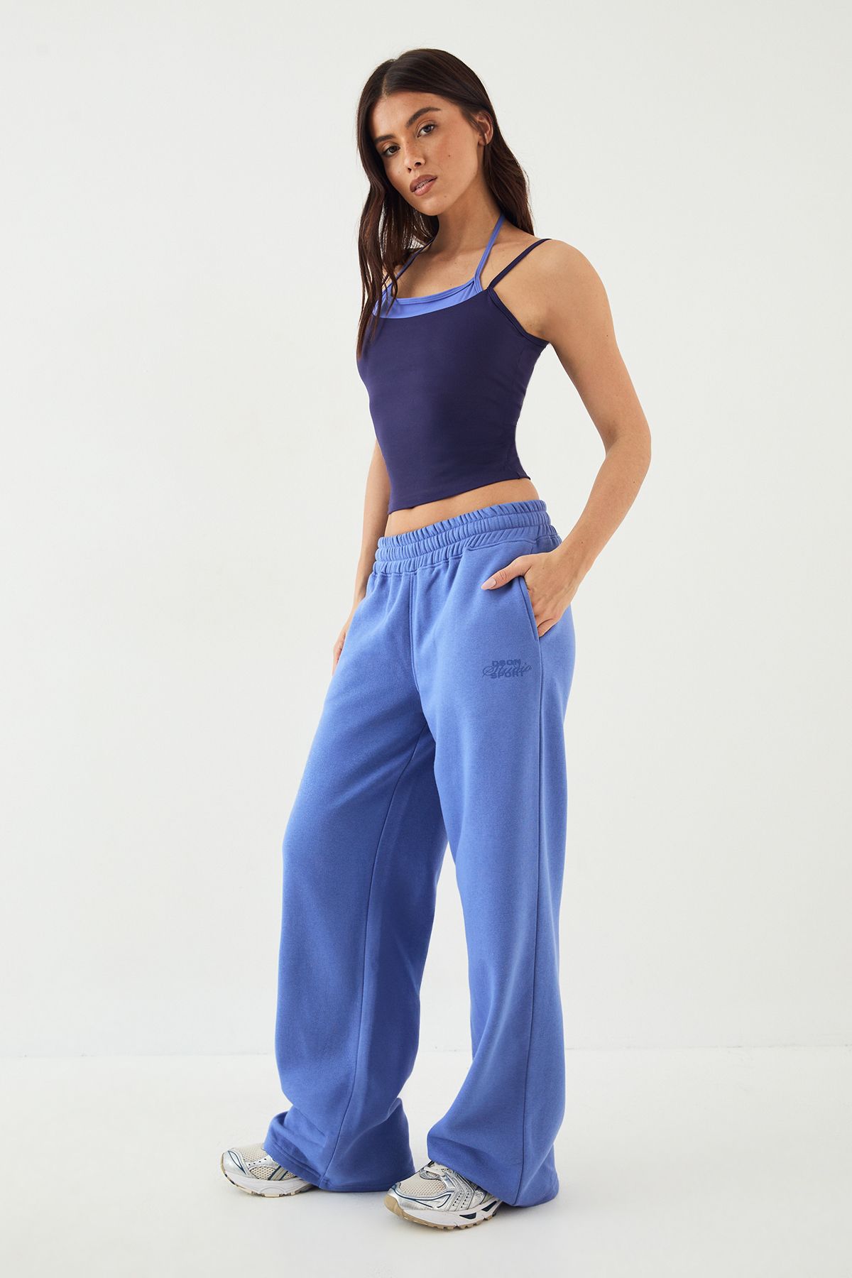 DSGN Studio DSGN Studio Sport Straight Leg Jogger Cornflower image 3