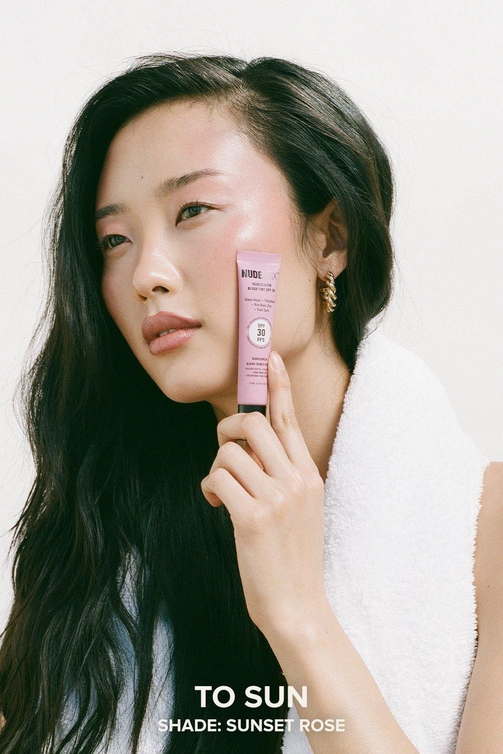 Nudestix NUDESCREEN BLUSH TINT SPF 30 Sunset Rose image 7