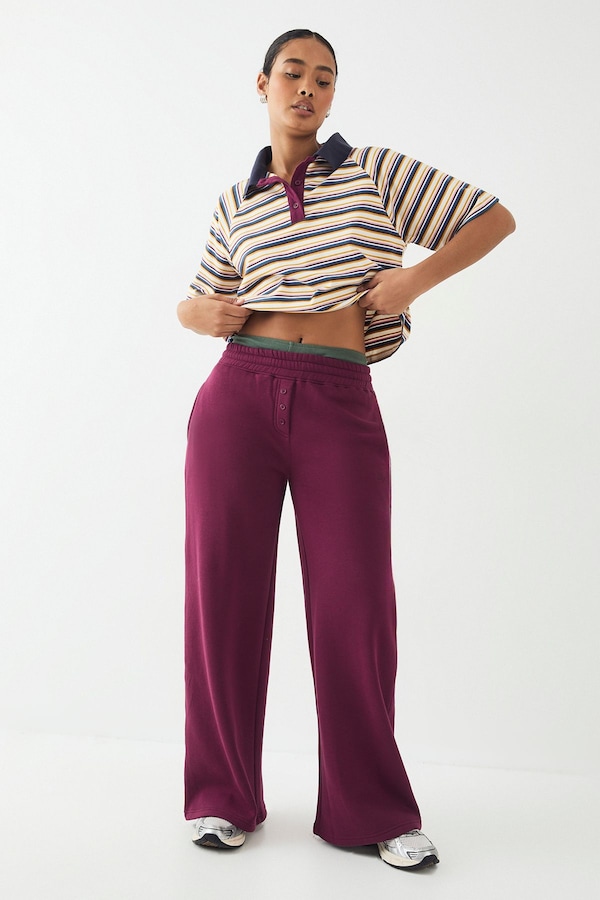 DSGN Studio DSGN Studio Woven Label Striped Rugby Shirt Stripe