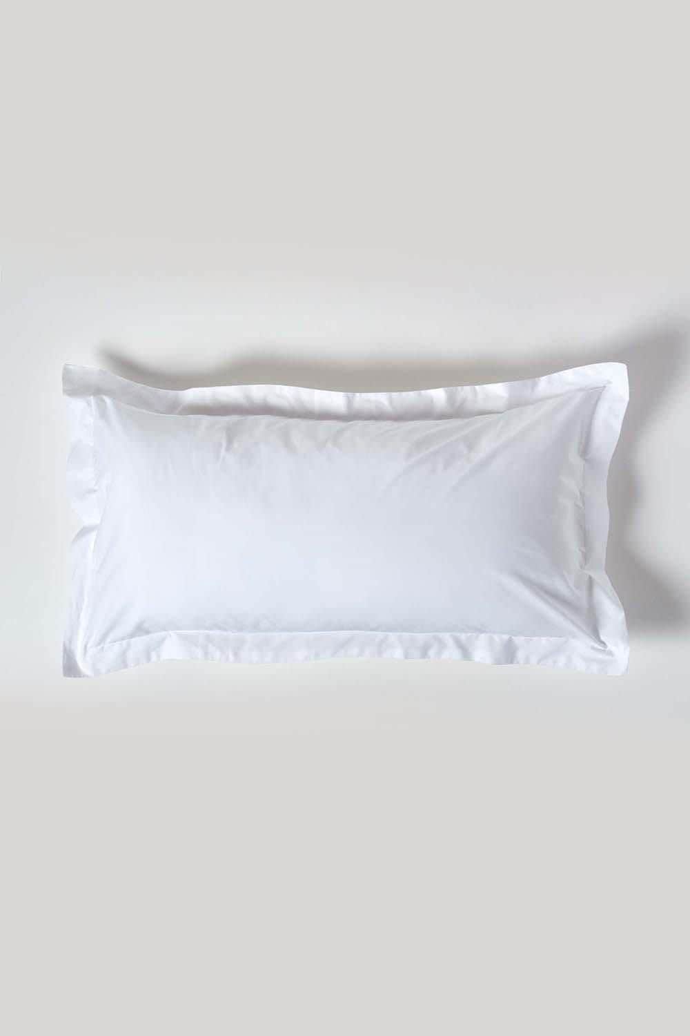 Homescapes Egyptian Cotton Oxford Pillowcase 200 TC, King Size image 1