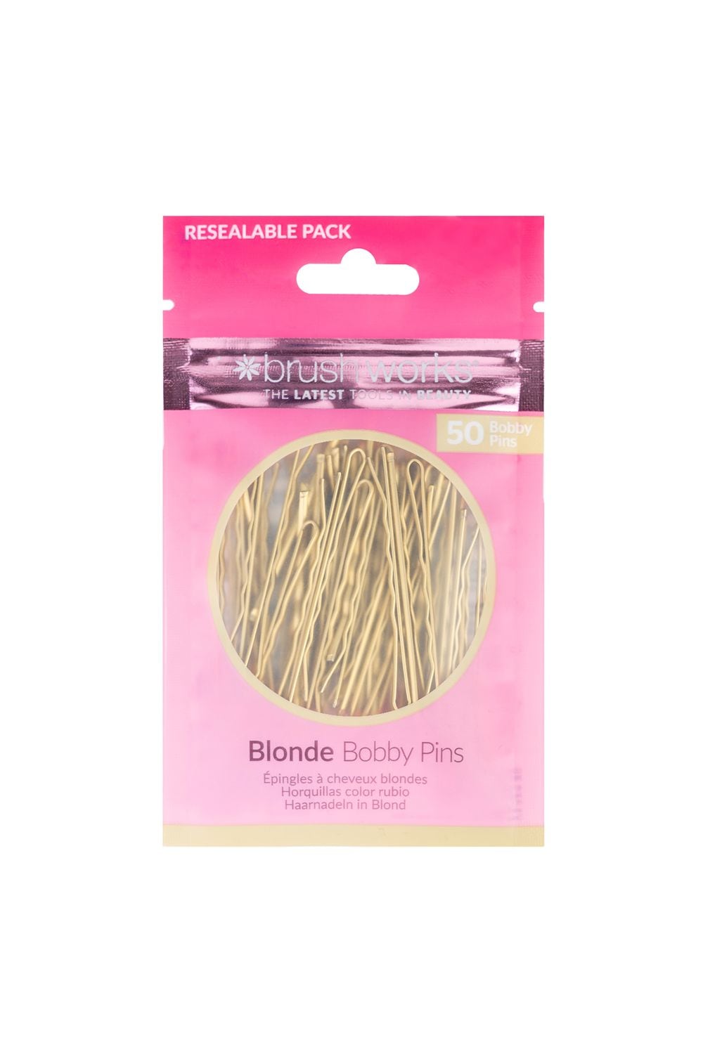 Brushworks Bobby Pins Blonde image 1