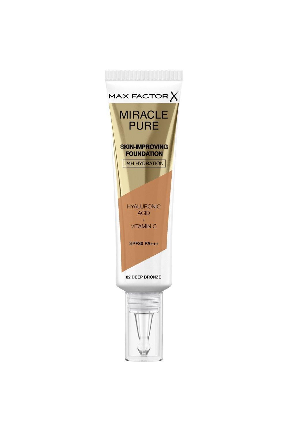Max Factor Miracle Pure Skin Improving Foundation Deep Bronze 82 image 1
