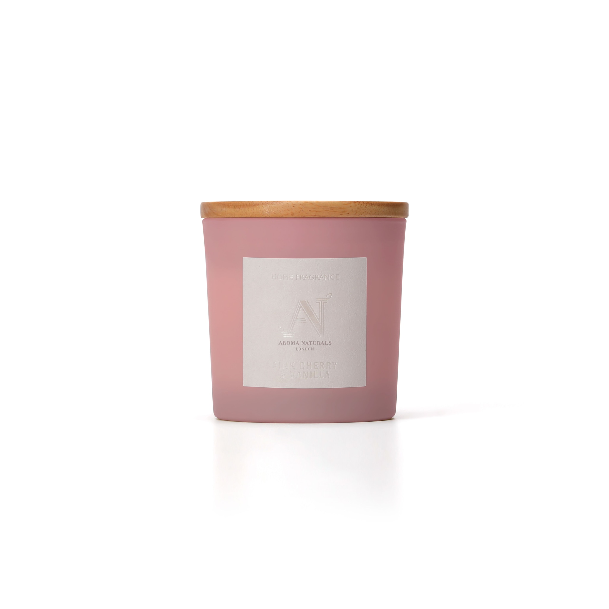 Aroma Naturals Frosted Decadence Glass Candle - Vanilla Bean Scent