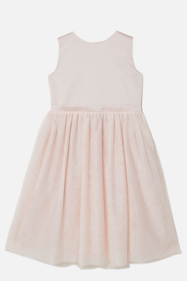 Coast Tulle Skirt Bow Back Flowergirl Dress Blush