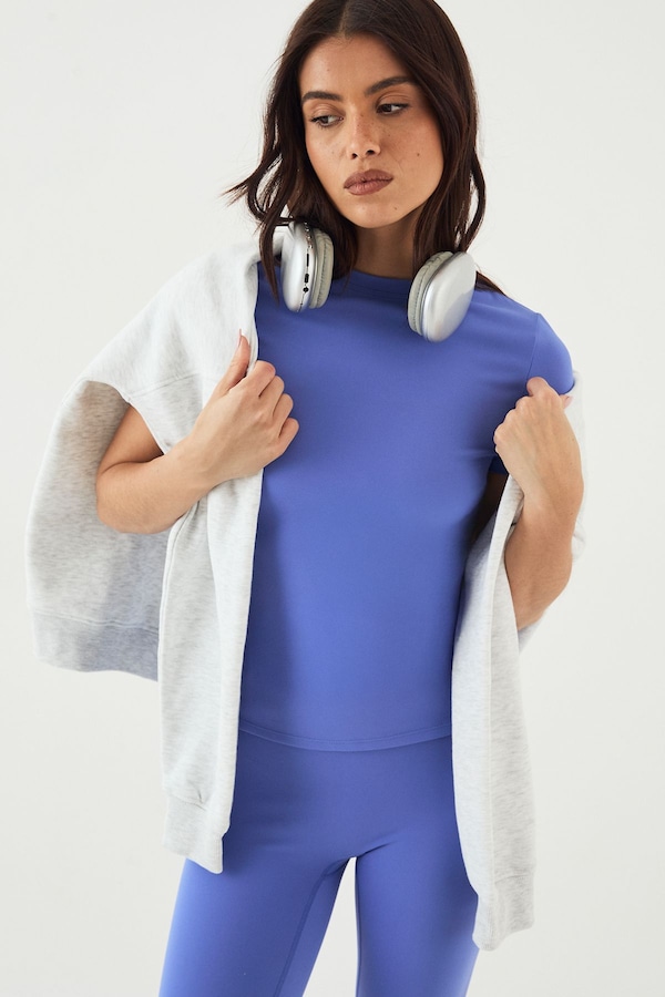 DSGN Studio DSGN Studio Ultra Sculpt Short Sleeve Top Cornflower