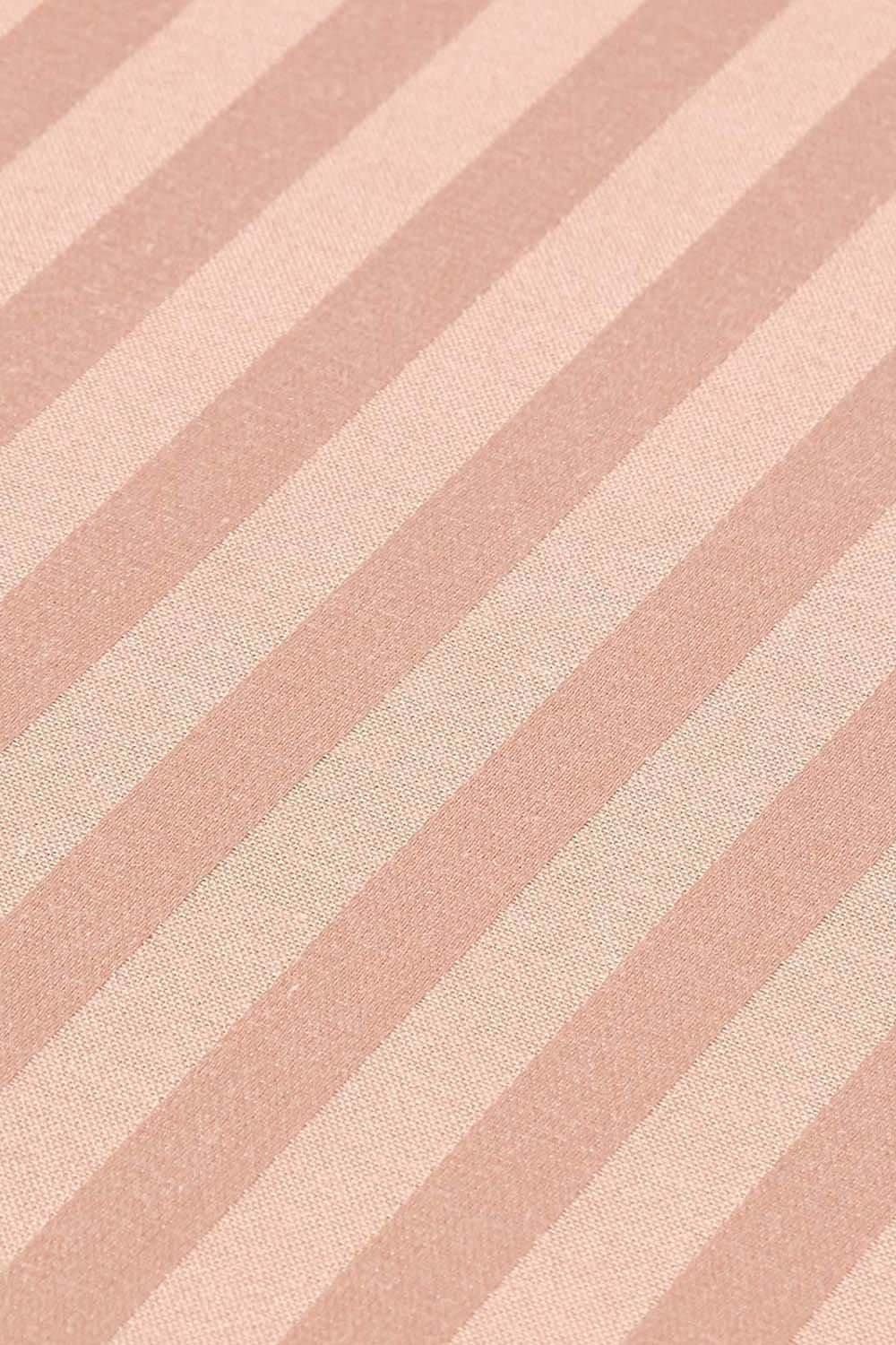 Homescapes Egyptian Cotton Satin Stripe Flat Sheet 330 Thread Count image 4