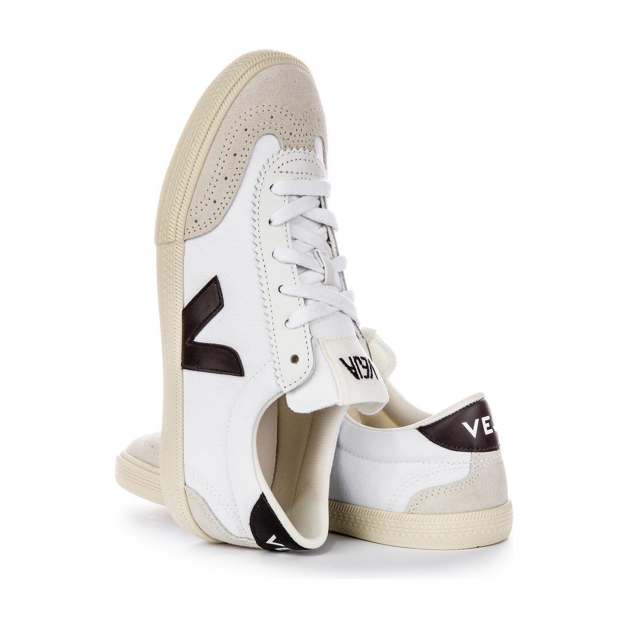 Veja 'Volley' Canvas Suede Trainers image 4