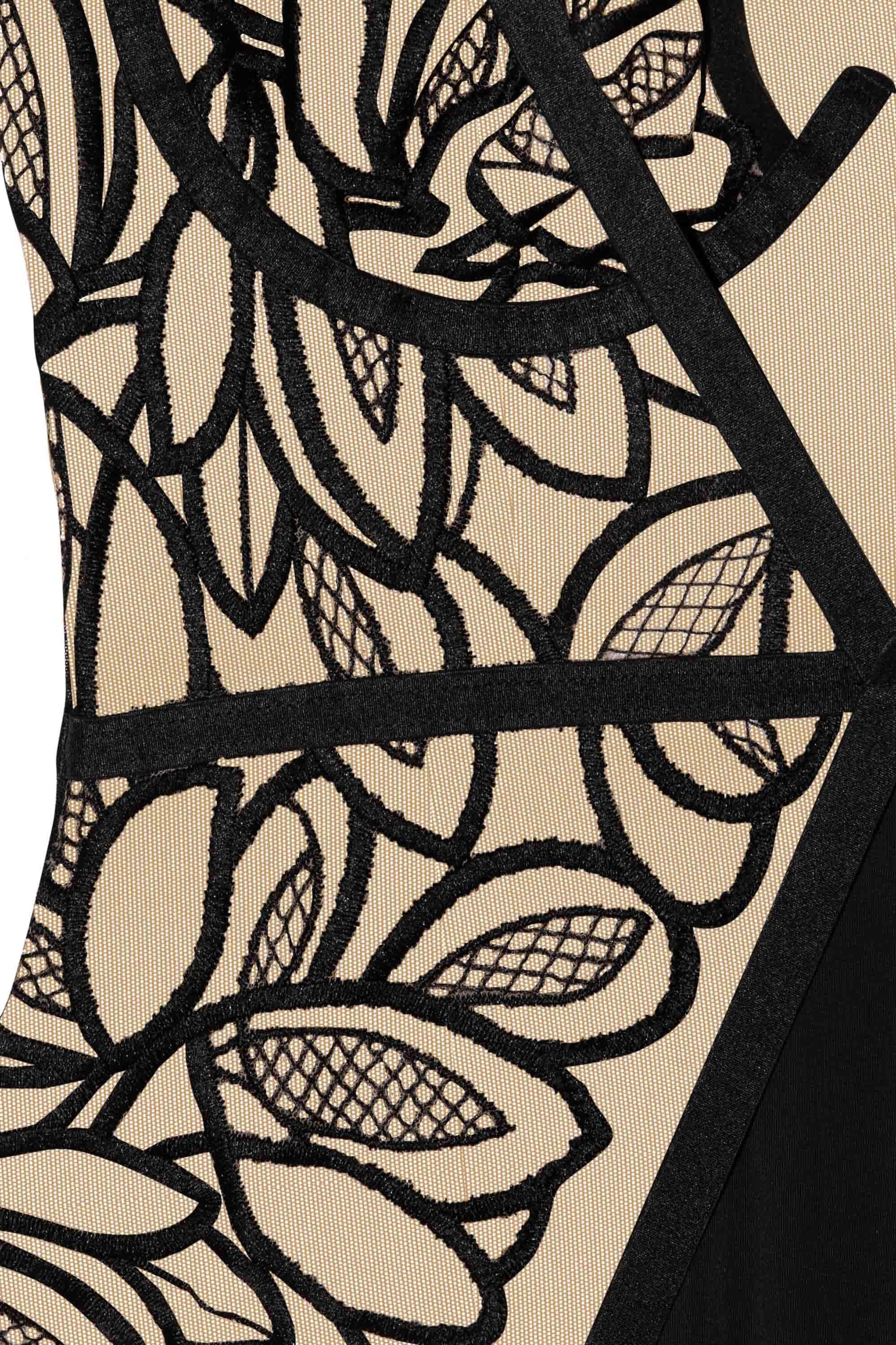 Playful Promises Lilith Black Graphic Embroidery 'Bra' image 6