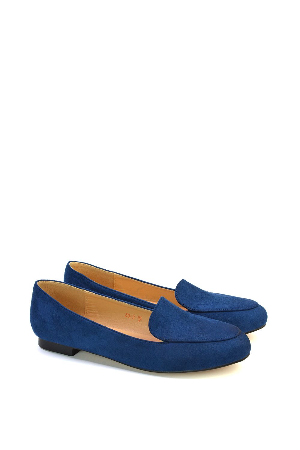 XY London 'Ashleen' Flat Low Block Heeled Slip on Ballerina Pump Shoes image 3