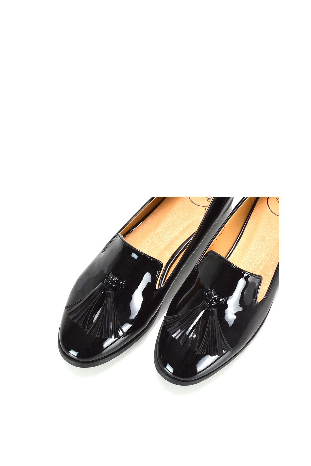 XY London 'Betsy' Flat Pointed Toe Tassel Loafer Shoes image 2