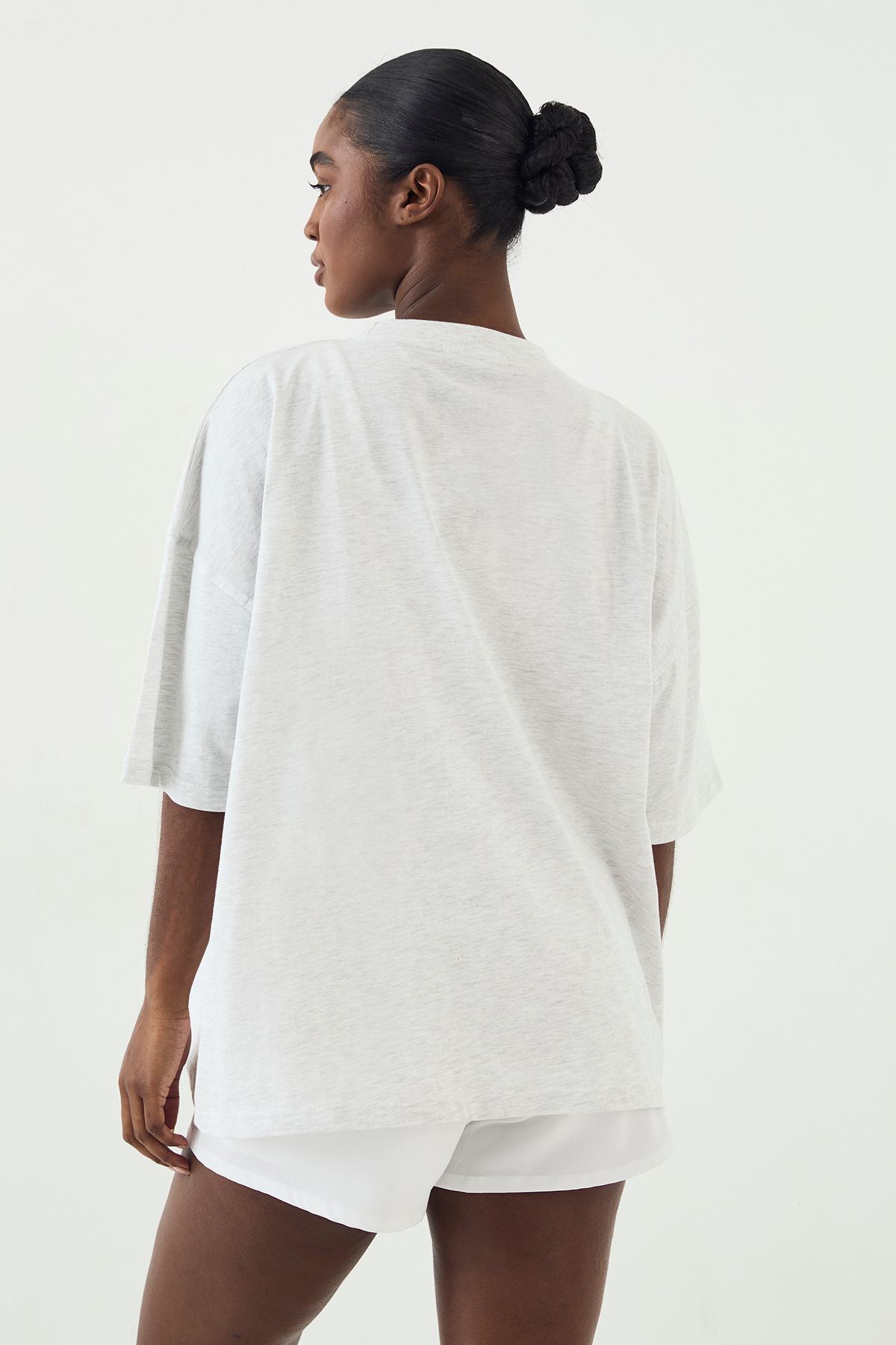 DSGN Studio DSGN Studio Applique Oversized T-shirt Ash Grey image 2