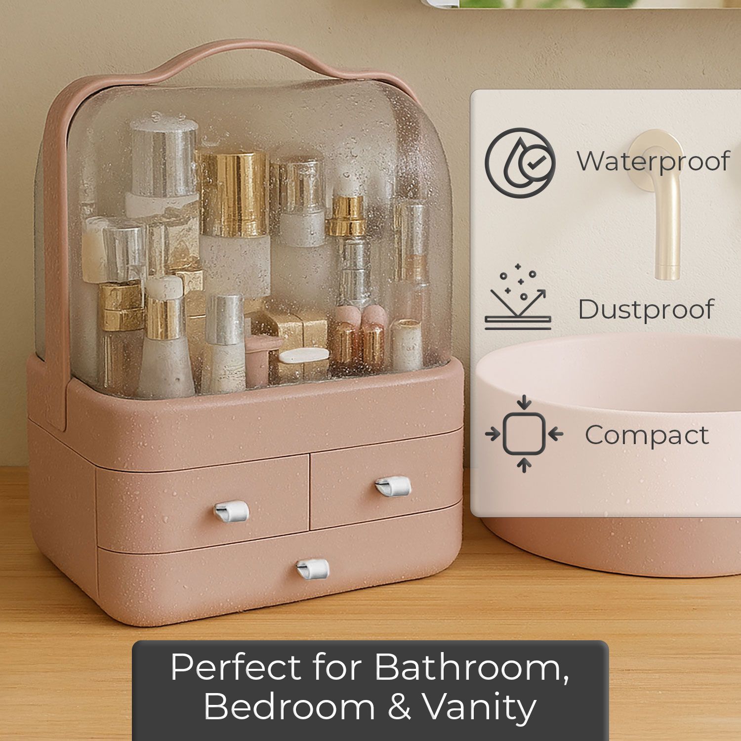 Neo Acrylic Makeup Organiser Cosmetic Storage Box image 4