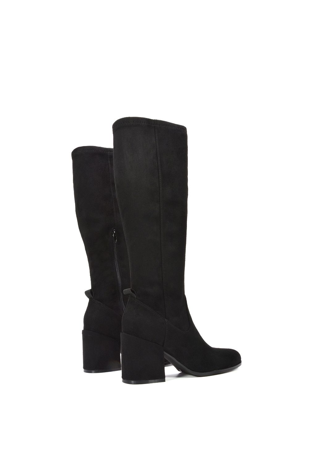 XY London 'Tatum' Knee High Block Heeled Boots image 4