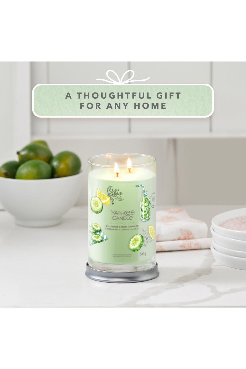 Yankee Candle Signature Large Tumbler Cucumber Mint Cooler Green image 5