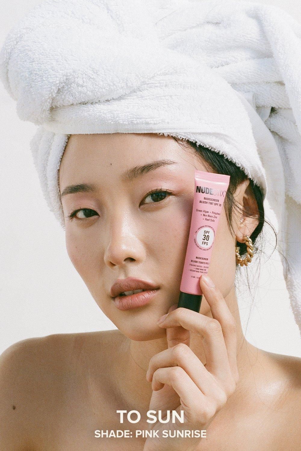 Nudestix NUDESCREEN BLUSH TINT SPF 30 Pink Sunrise image 7
