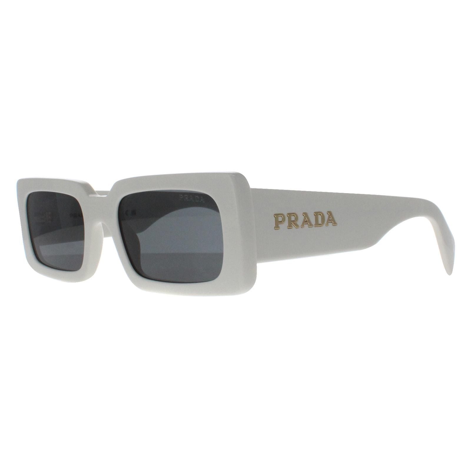 Prada Rectangle Talc Dark Grey PRA07S image 2