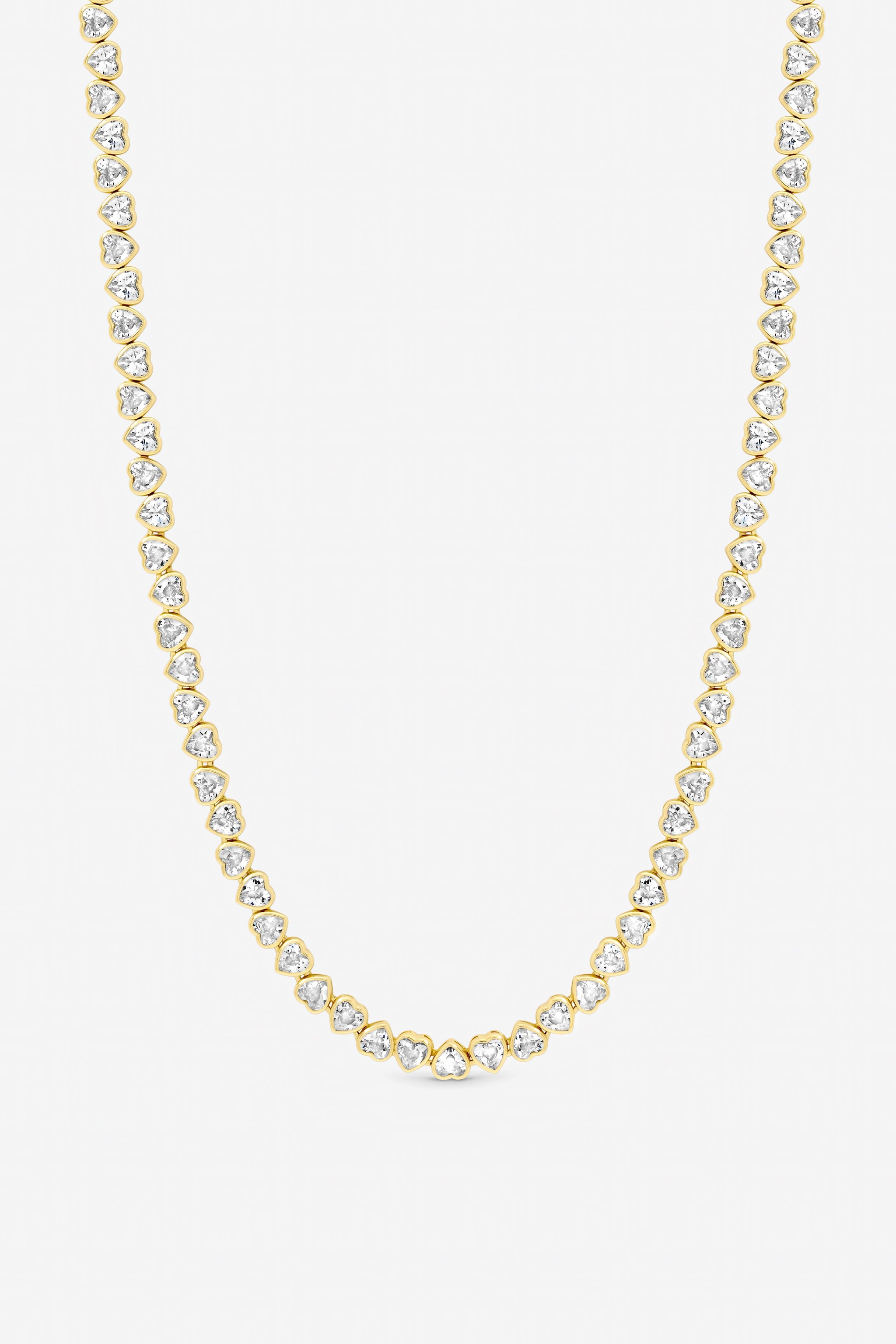 Jon Richard Gold Plated Cubic Zirconia Heart Allway Necklace image 2