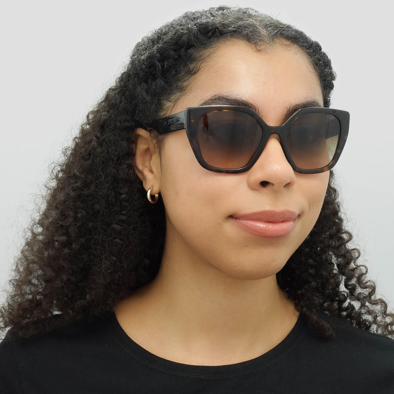 Prada Rectangle Havana Brown Gradient Sunglasses image 5