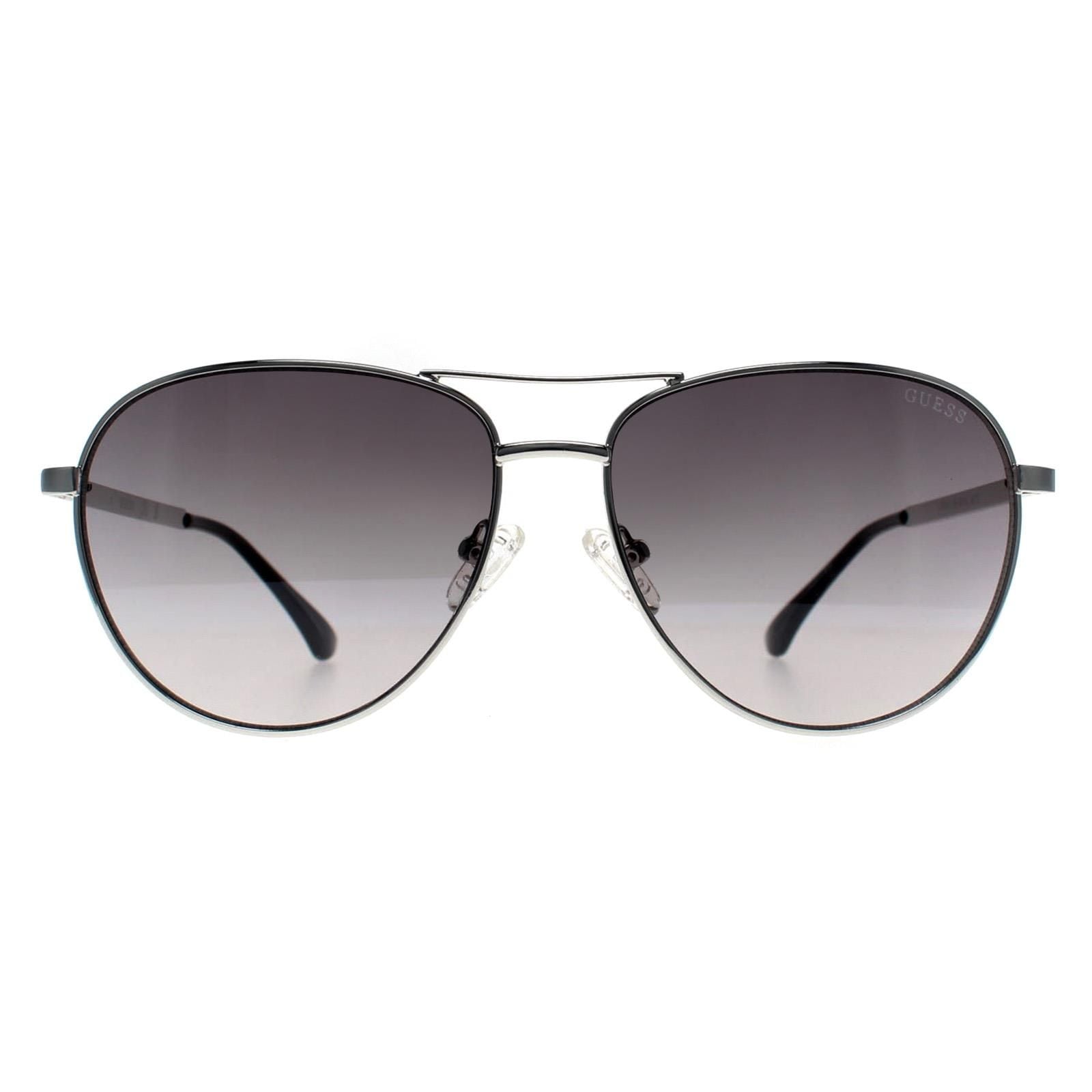 Guess Aviator Shiny Light Nickeltin  Grey Gradient GF6157 image 1