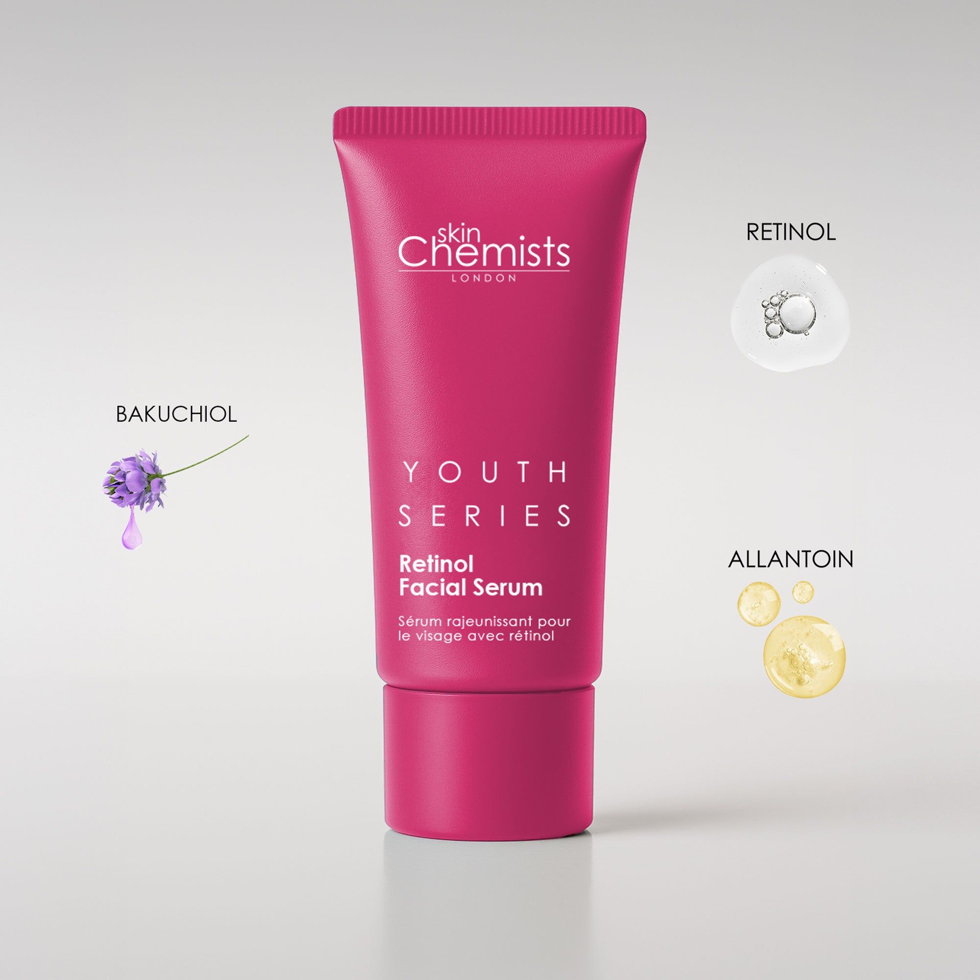 skinChemists Retinol Bakuchiol Facial Serum 30ml image 6