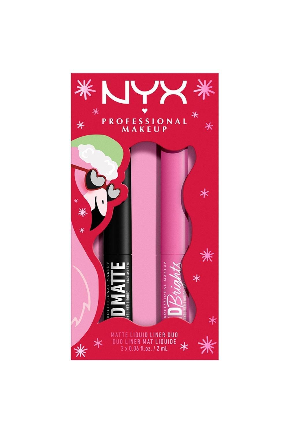NYX Professional Makeup Fa. La. La. La. Land Vivid Liner Duo - Matte Black & Flamingo Pink Multi image 1