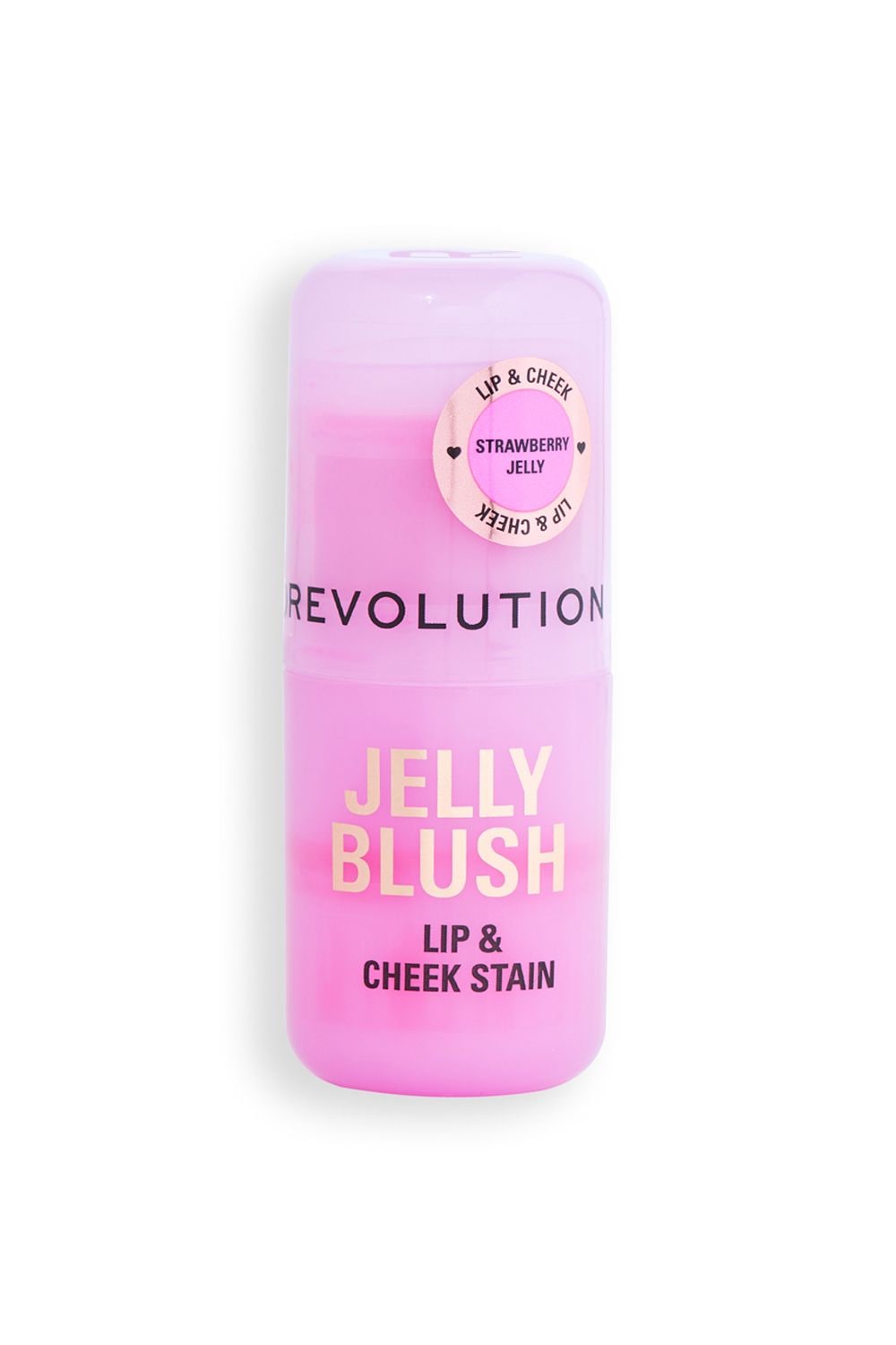 Revolution Jelly Blush Stick Lip and Cheek Stain 5.5G Strawberry Pink image 3