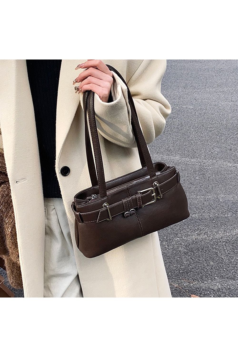 XY London 'Josephine' Belted Shoulder Bag image 4