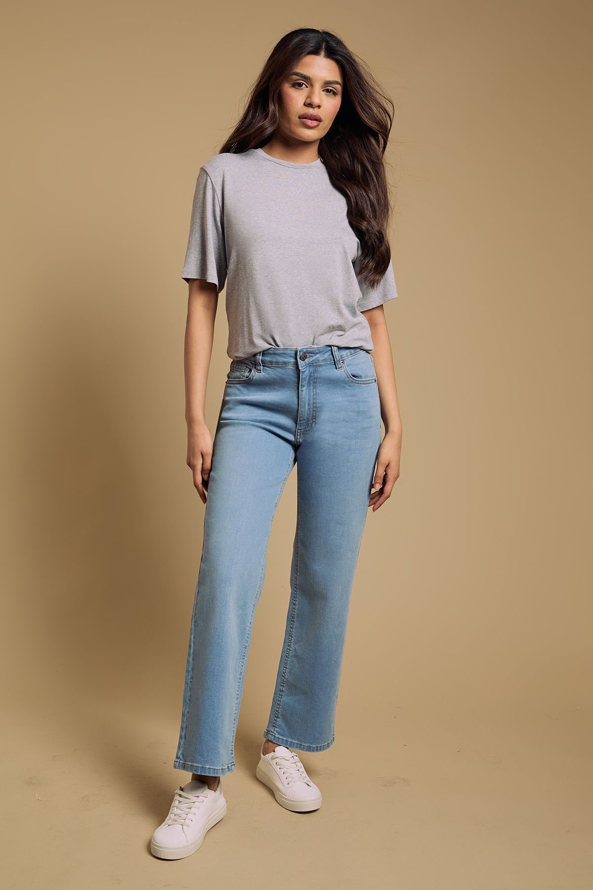 Dorothy Perkins Petite Comfort Stretch Slim Jeans Light Wash