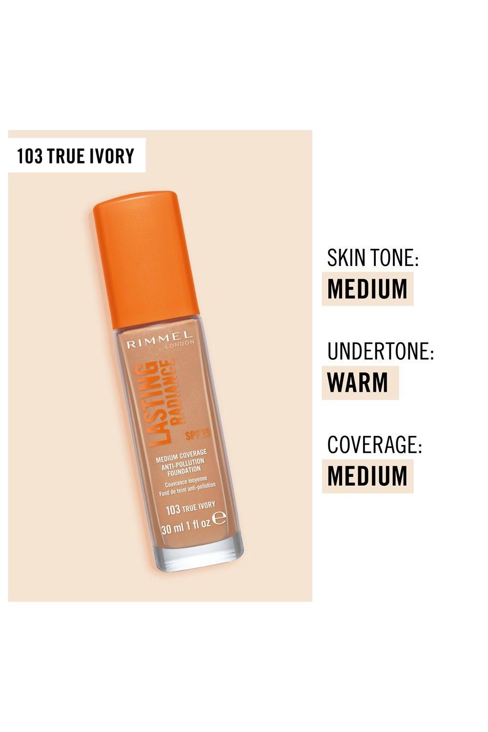 Rimmel London Lasting Radiance Foundation 03 True Ivory image 3