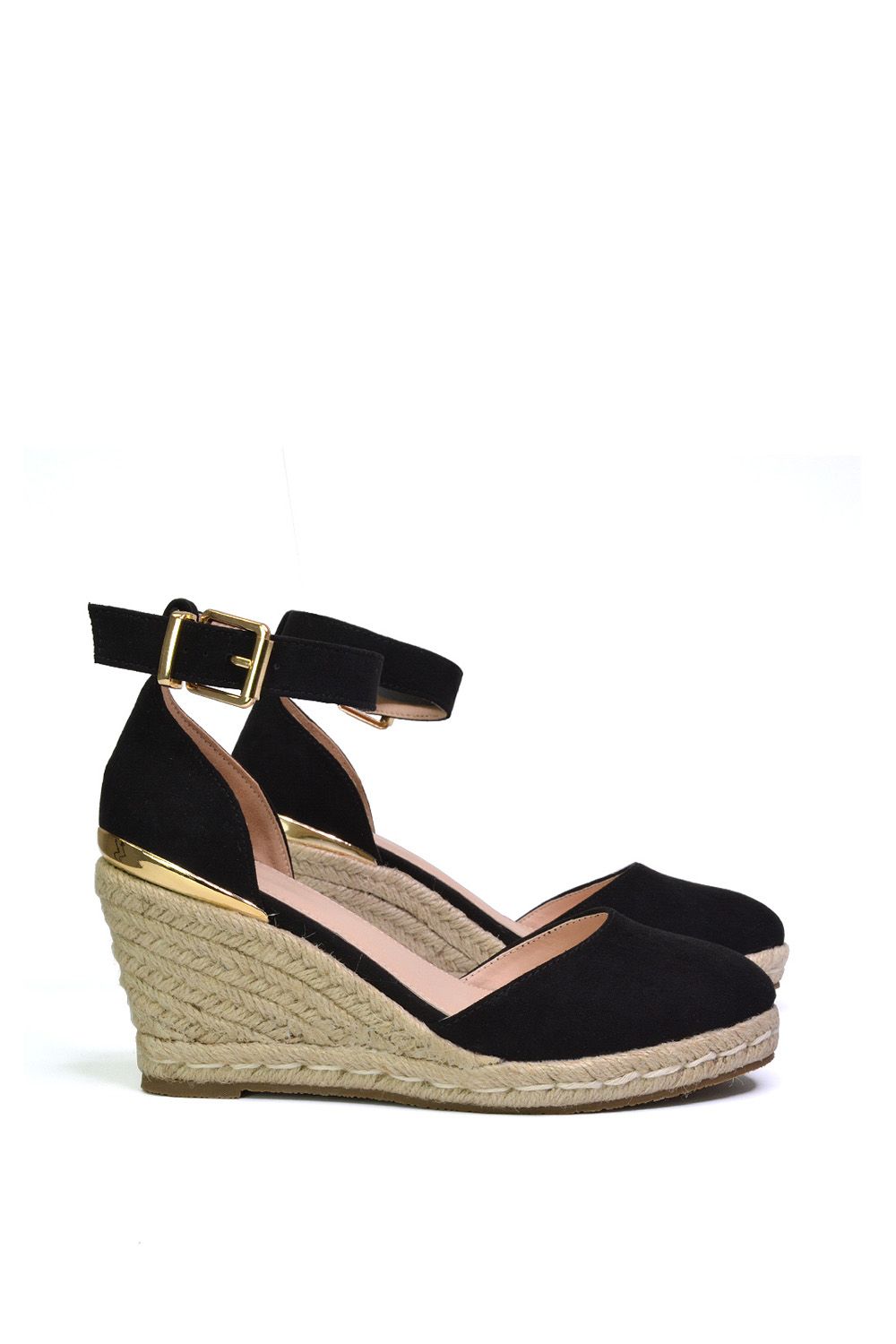 XY London 'Forest' Closed Toe Espadrille Wedge Heel Sandals image 2