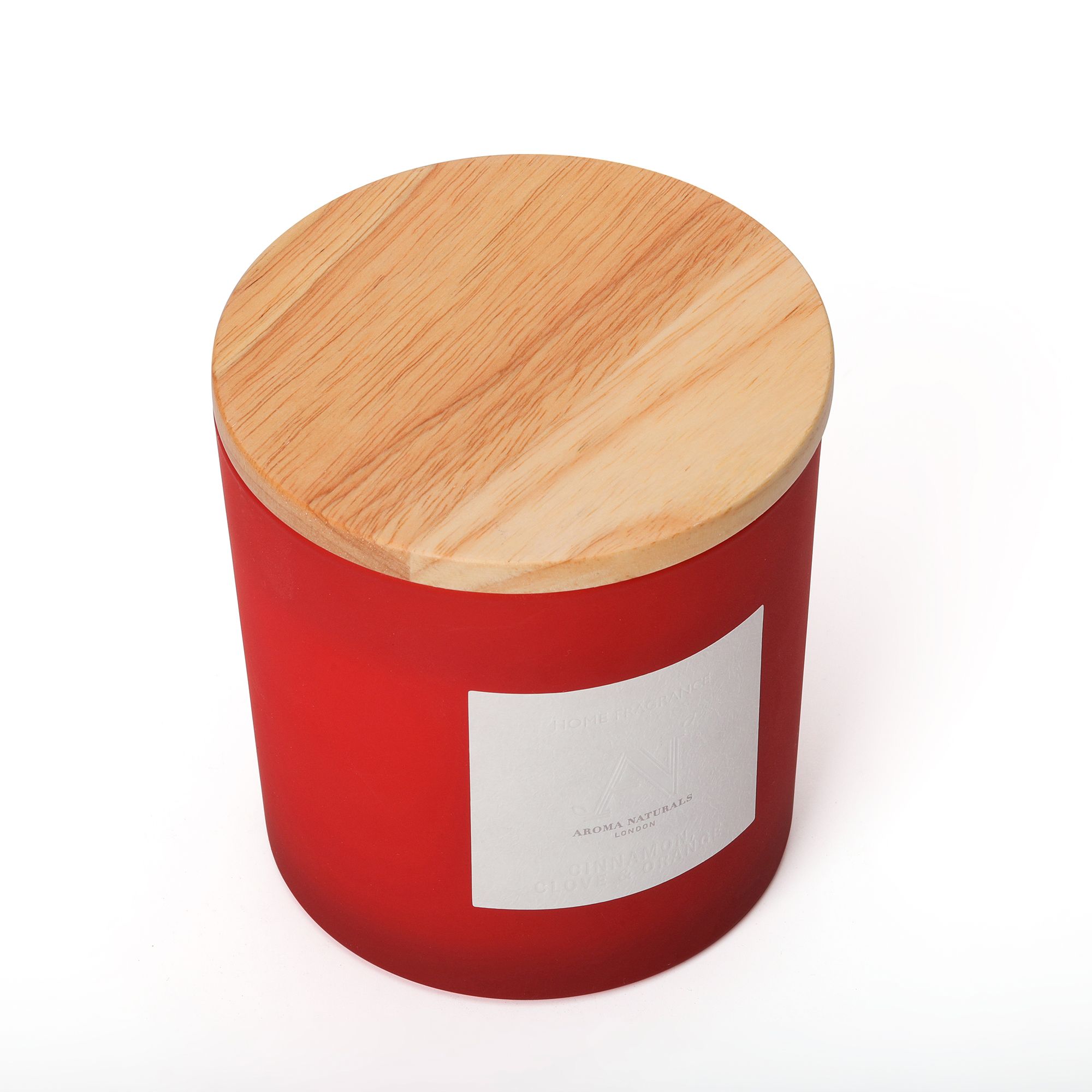 Aroma Naturals Frosted Decadence Glass Candle - Cashmere Scent image 4