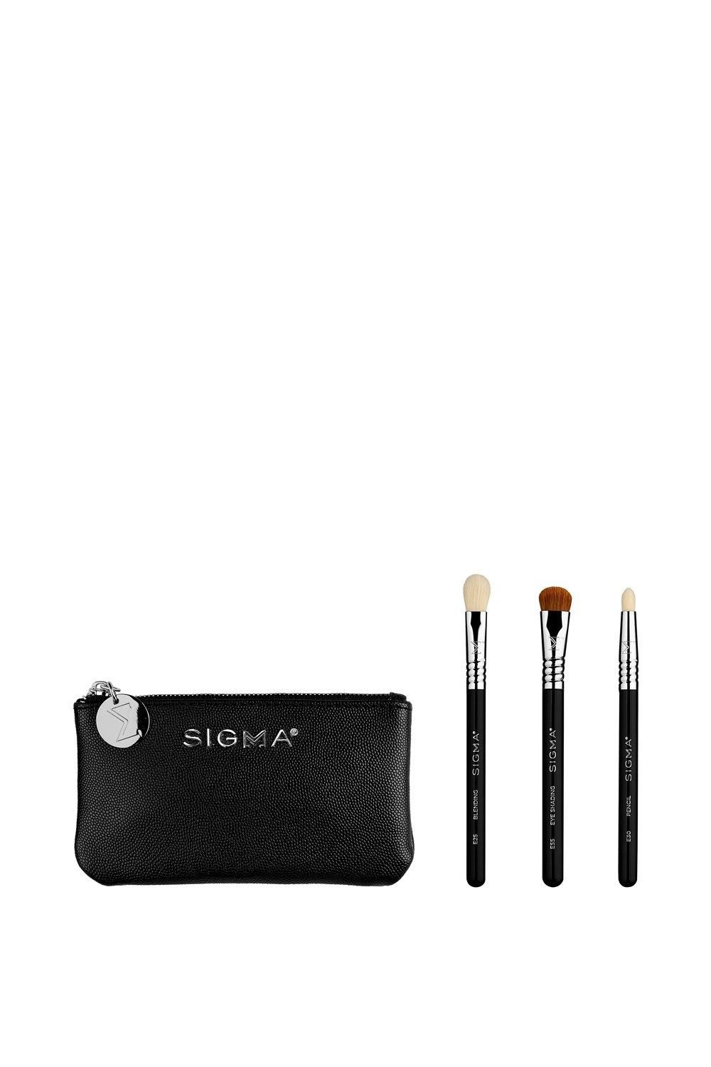 Sigma Glam 'n Go Mini Eye Brush Set Black image 1