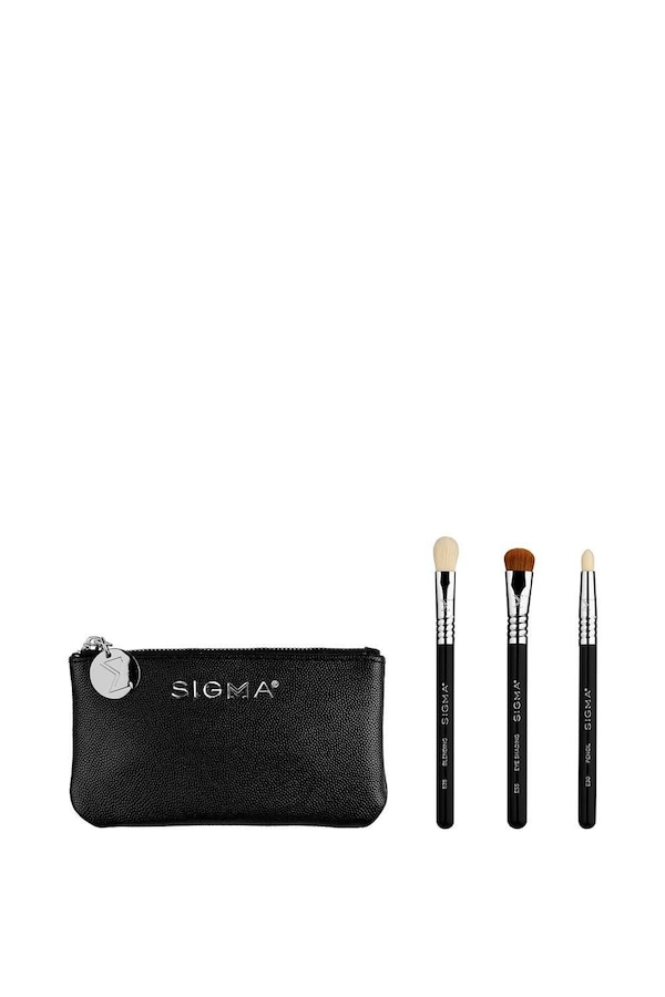 Sigma Glam 'n Go Mini Eye Brush Set Black