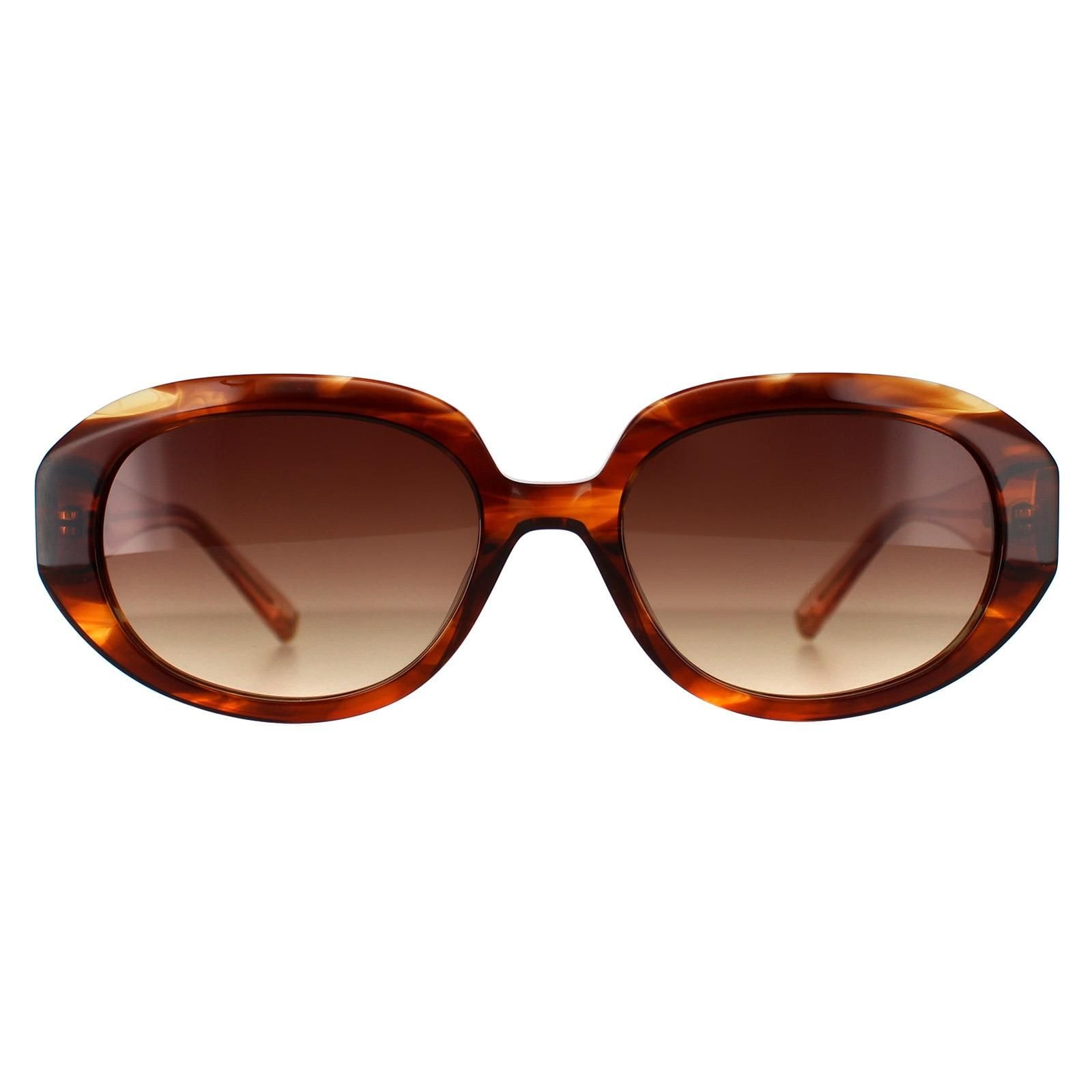 Ted Baker Oval Brown Horn Brown Gradient TB1689 Penny image 1