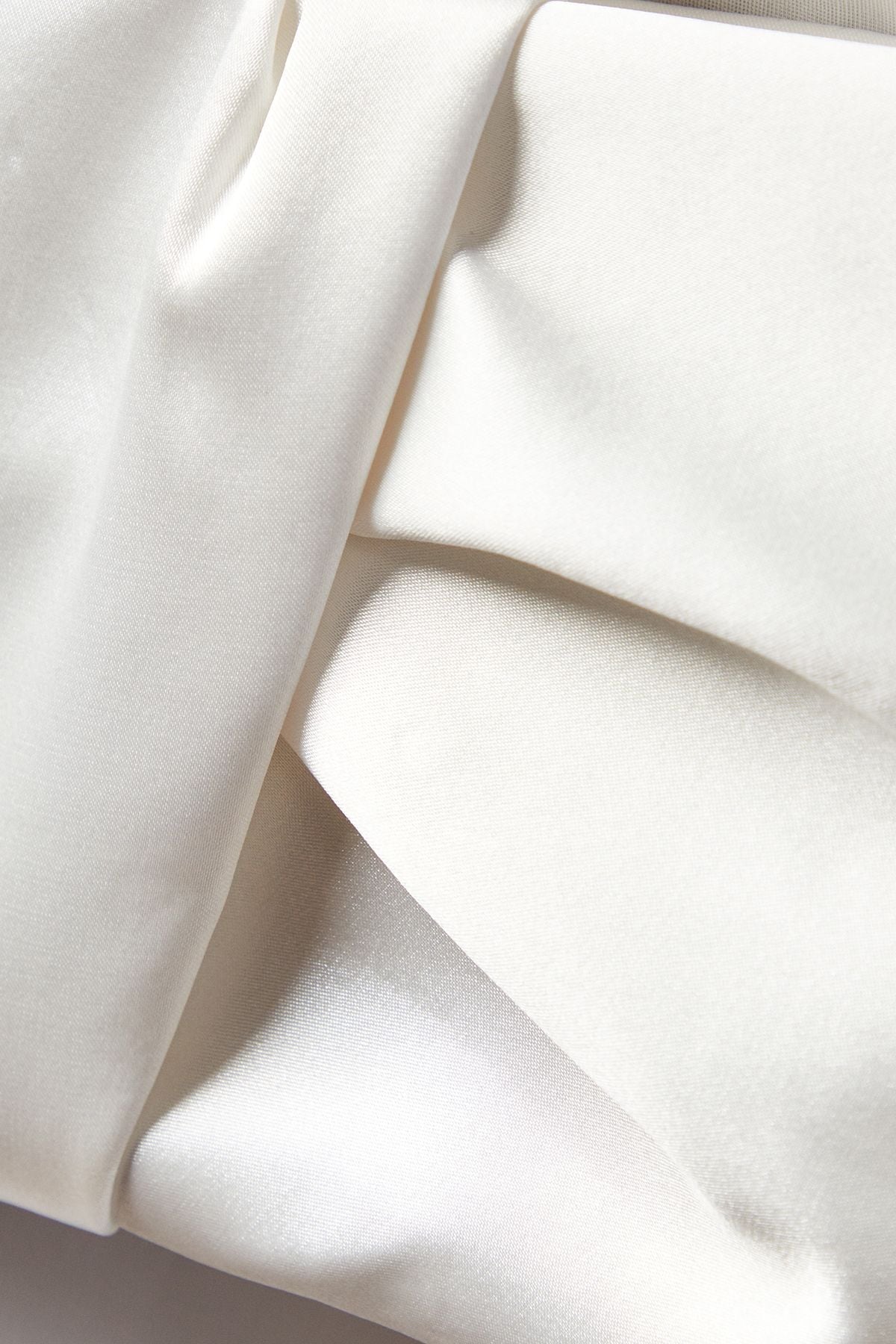 Oasis Bridal Ruched Clutch Bag With Removable Shoulder Strap White image 4