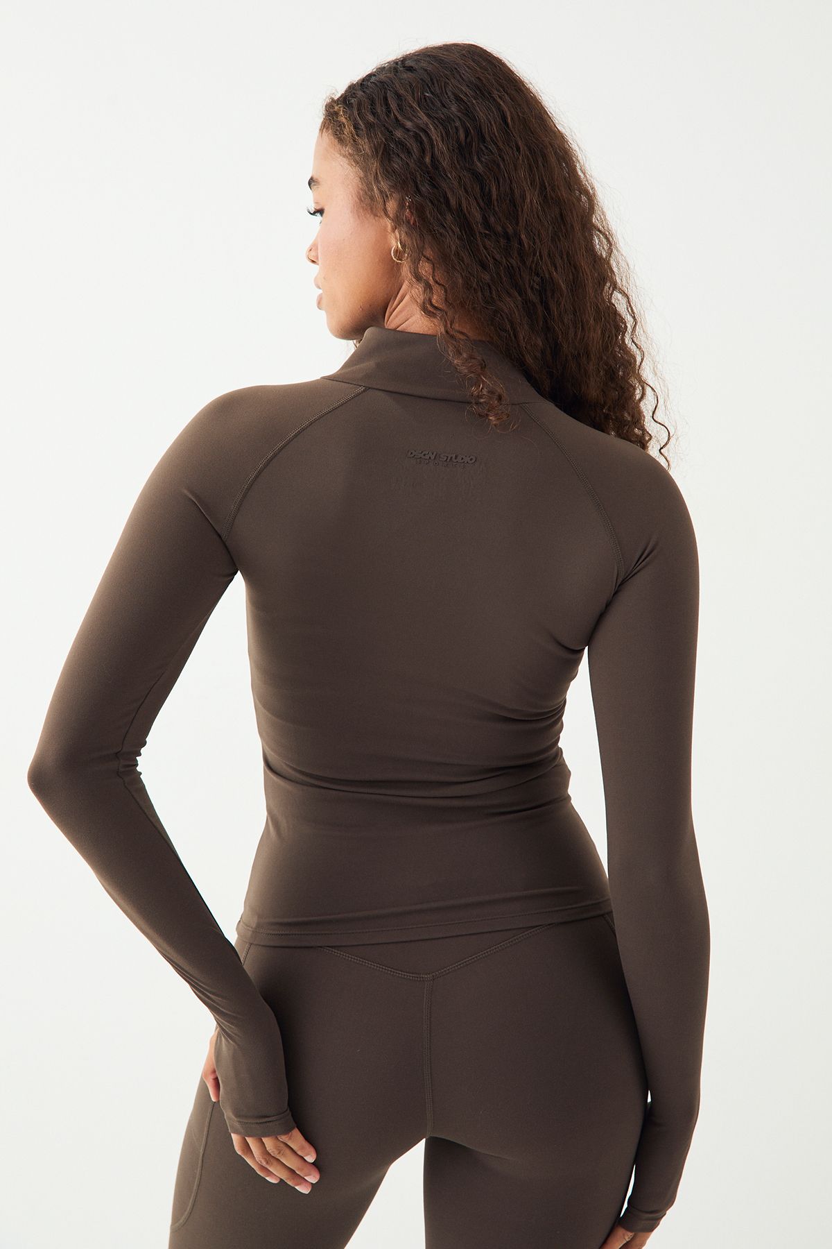 DSGN Studio DSGN Studio Ultra Sculpt Zip Through Sports Jacket Espresso image 2