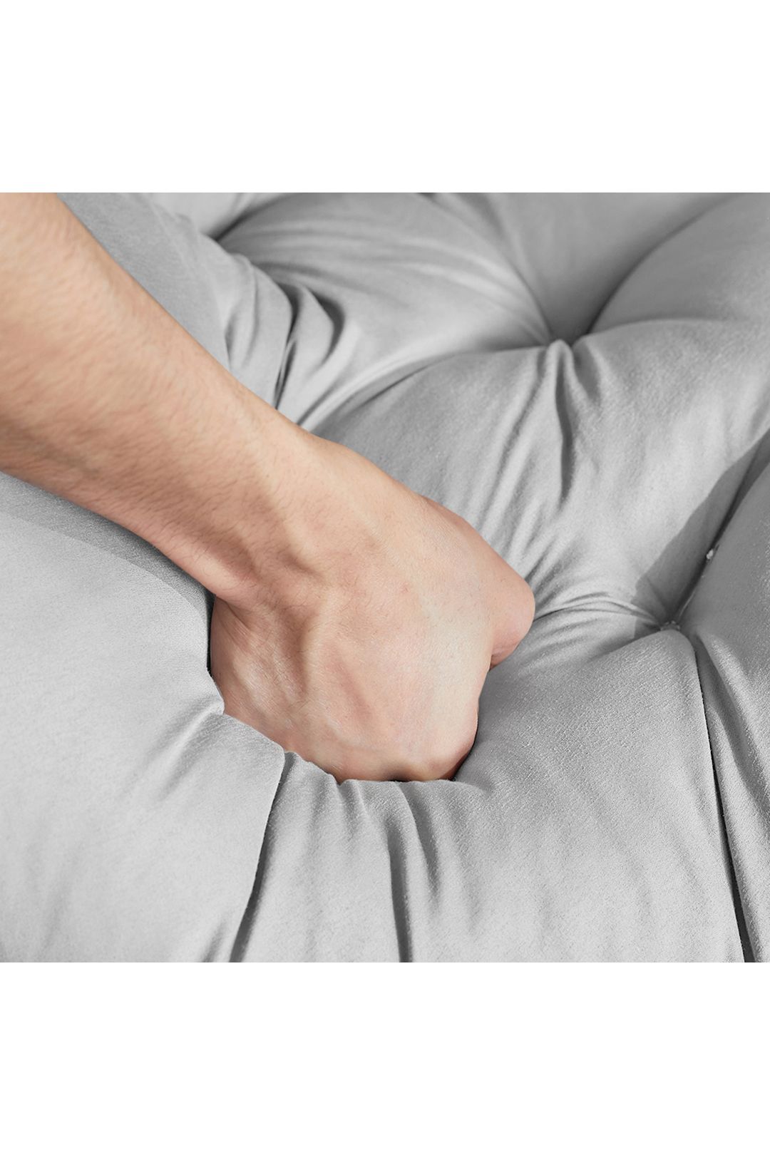 Living and Home 130x95x15cm T-Shaped Garden Cushion for Rattan Swing Chair & Hanging Basket image 5