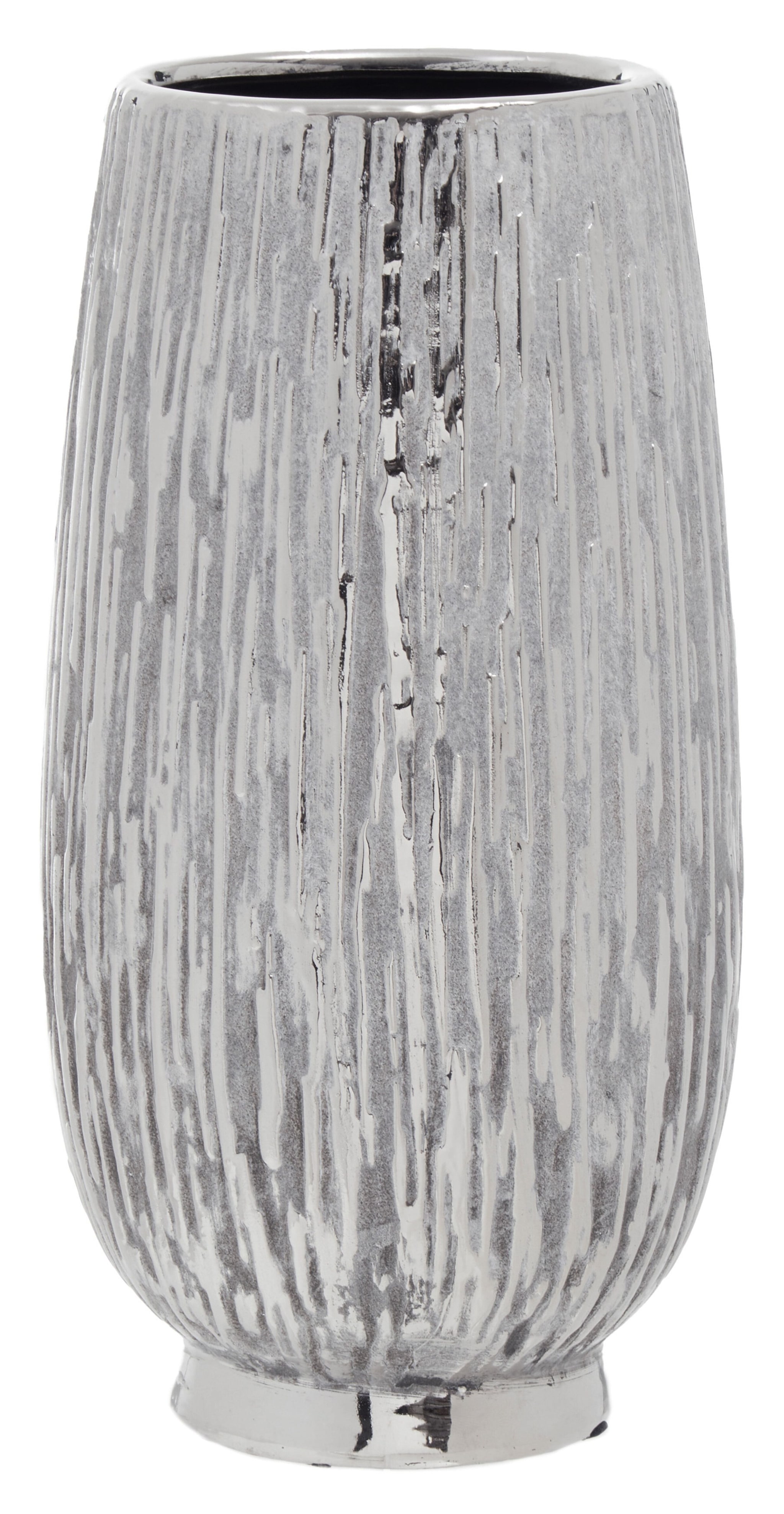 Orsina Hesper Small Silver Ceramic Vase image 1