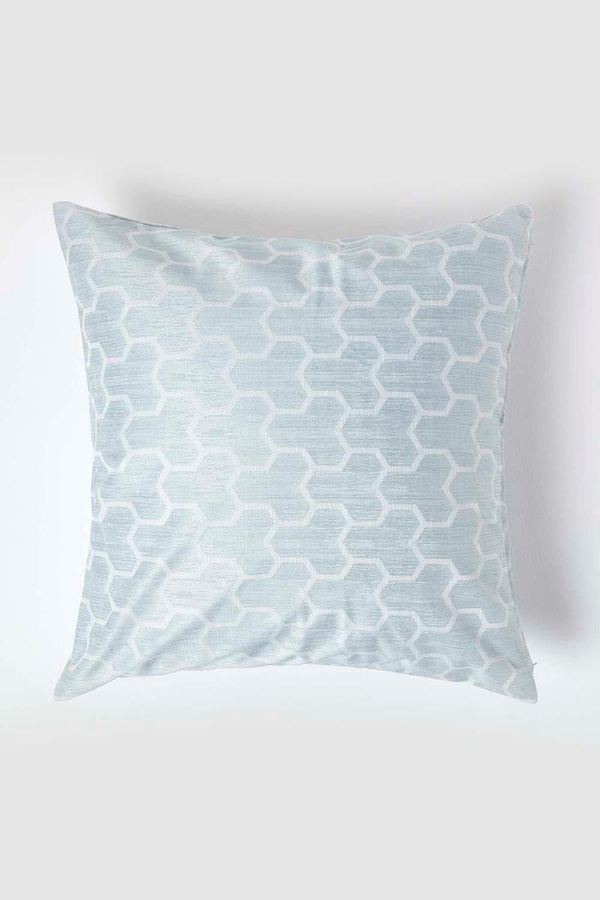 Homescapes Geometric Jacquard Cushion Cover