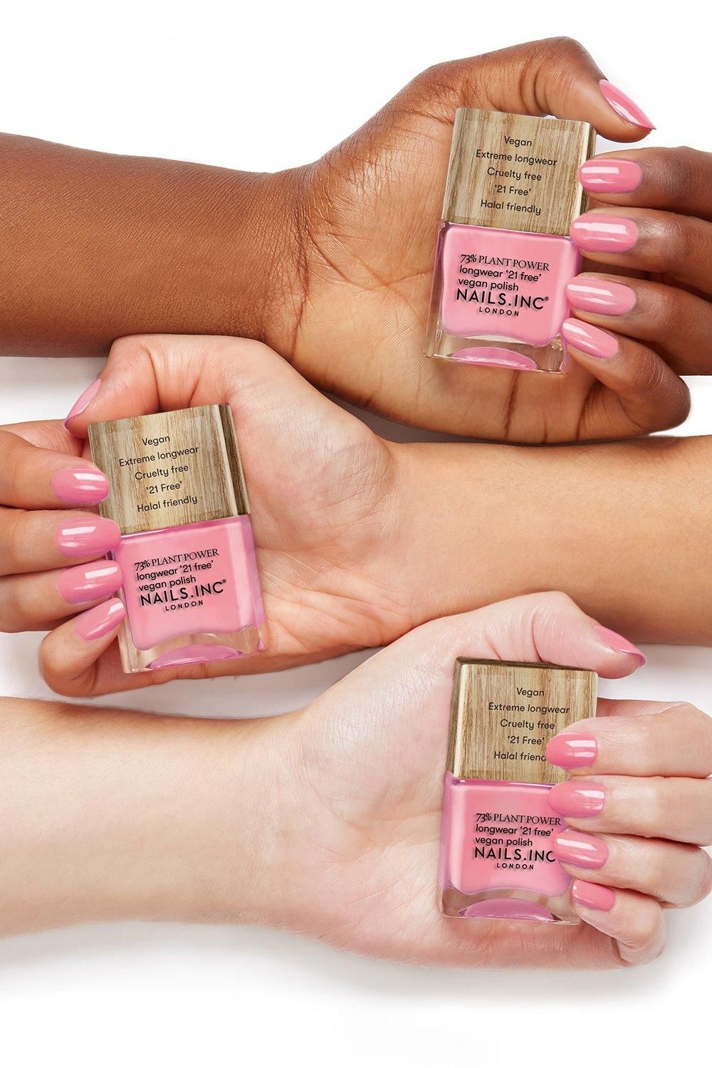 Nails Inc 73% Plant Power Vegan Nail Polish (Various Shades) Detox On Repeat image 4