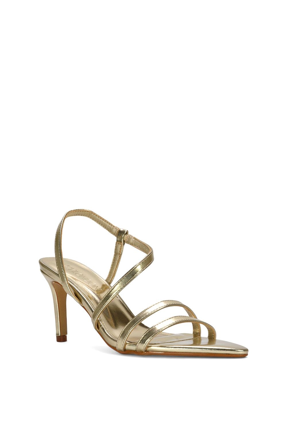 XY London 'Theodora' Strappy Pointed Toe Stiletto Heel Sandal Shoes image 2