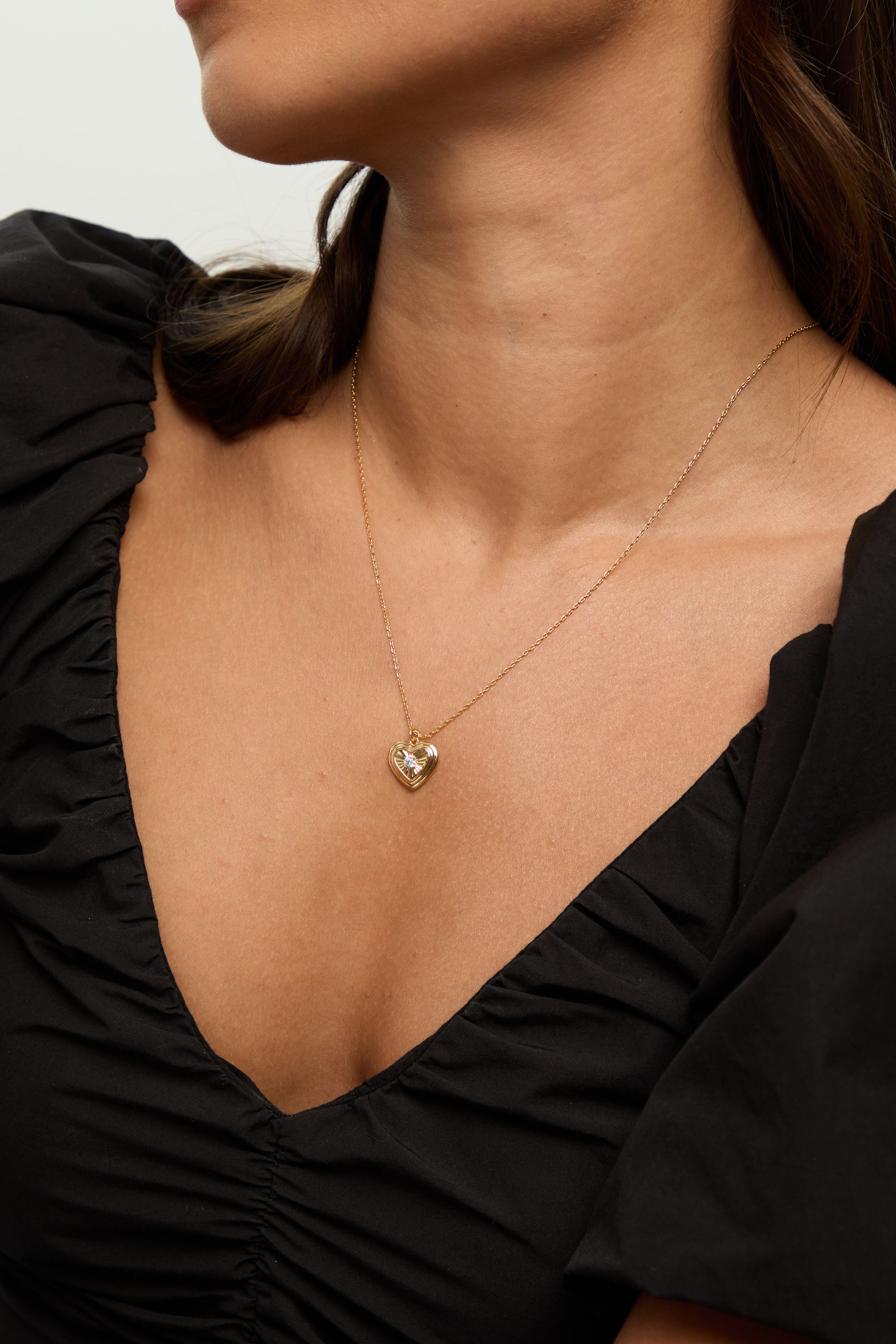 Jon Richard 18K Gold Plated Heart Pendant - Gift Box image 3