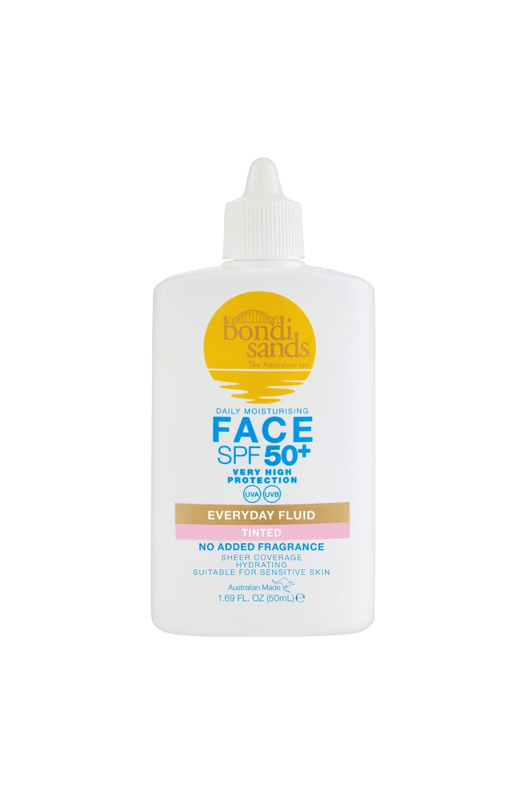 Bondi Sands Everyday Face Fluid Light Tinted Fluid for the Face SPF 50+ 50ml Multi image 1