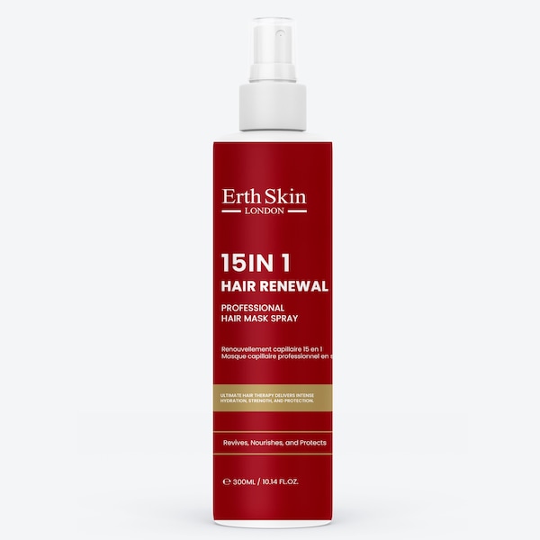 Erth Skin London 15-in-1 Hair Renewal Professional Hair Mask Spray 300ml