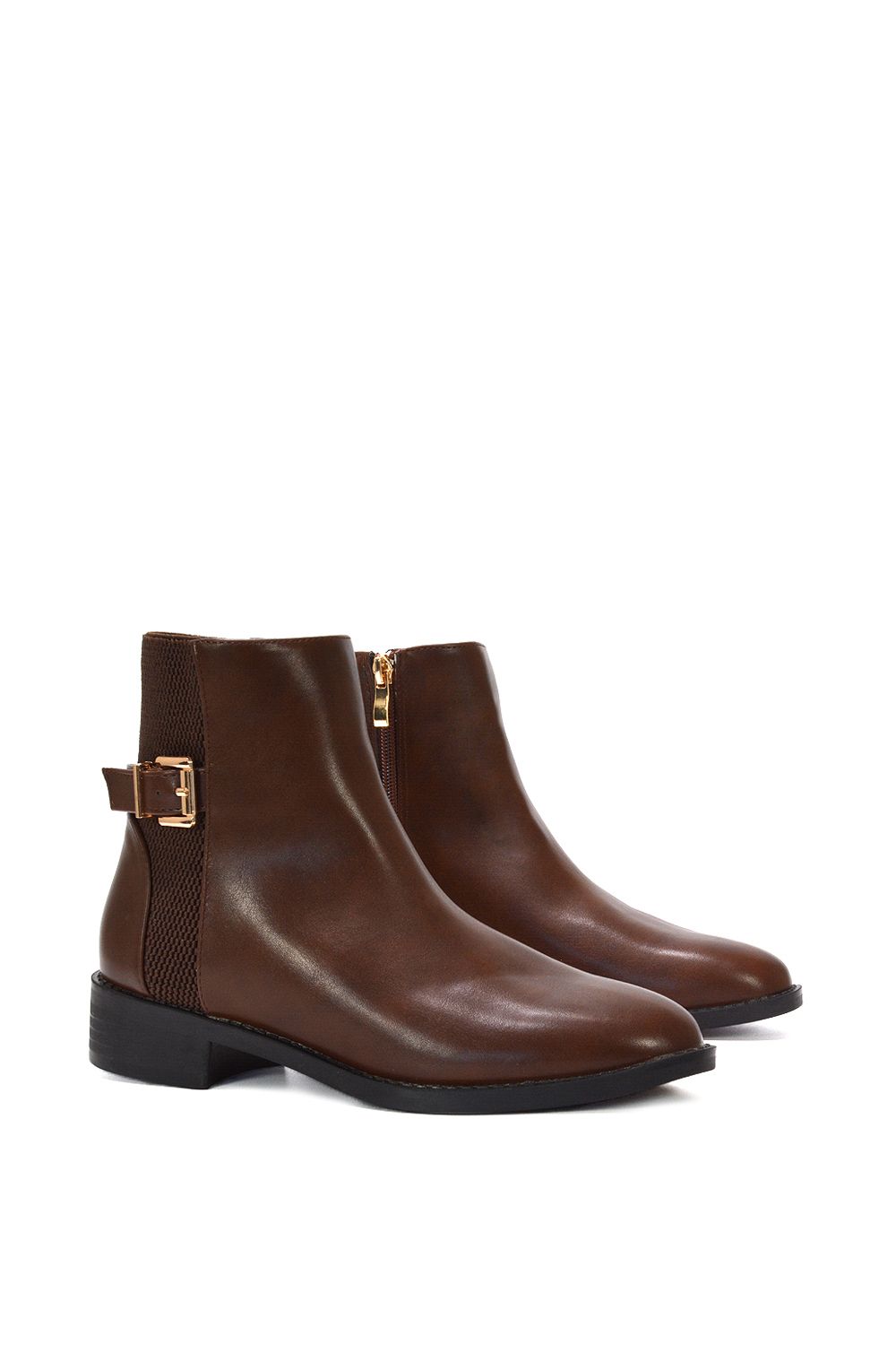 XY London 'Ailany' Low Block Heel Chelsea Booties image 3