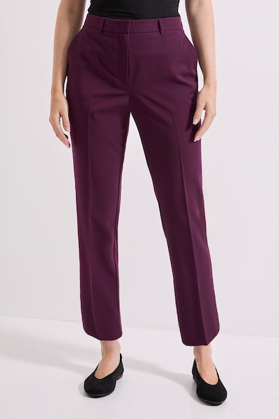 Dorothy Perkins Ankle Grazer Trouser Plum