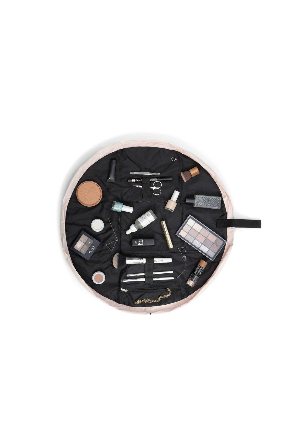 The Flat Lay Co Blush Pink Open Flat Makeup Bag Light Pink image 3