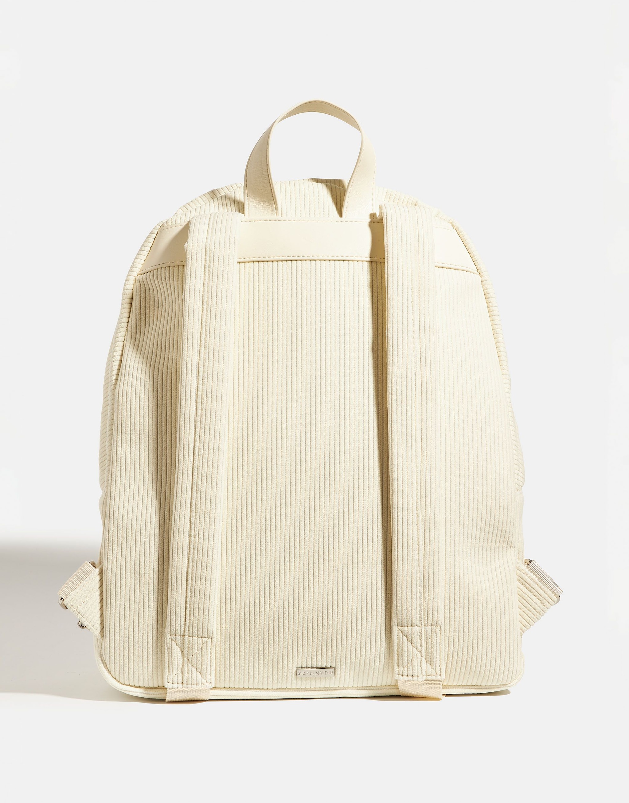 SKINNYDIP Burgandy Bow Embroidered Backpack image 3