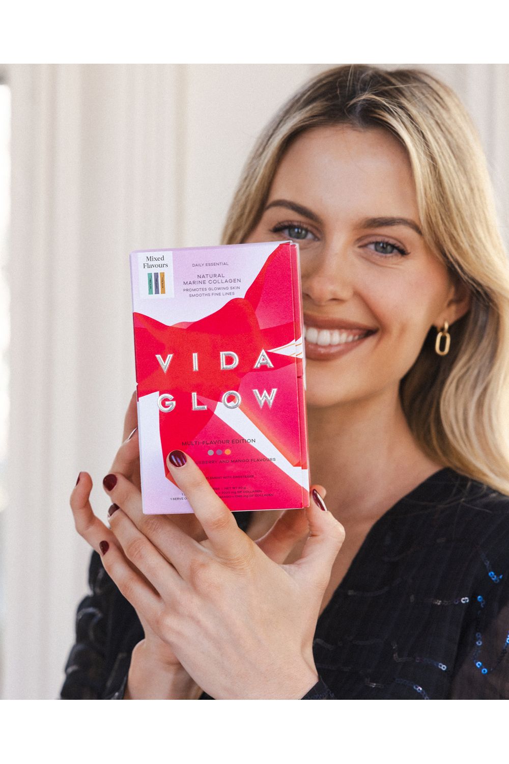 Vida Glow Multi Flavour Edition - Original, Blueberry, Mango 30 x 3g Sachets Multi image 5