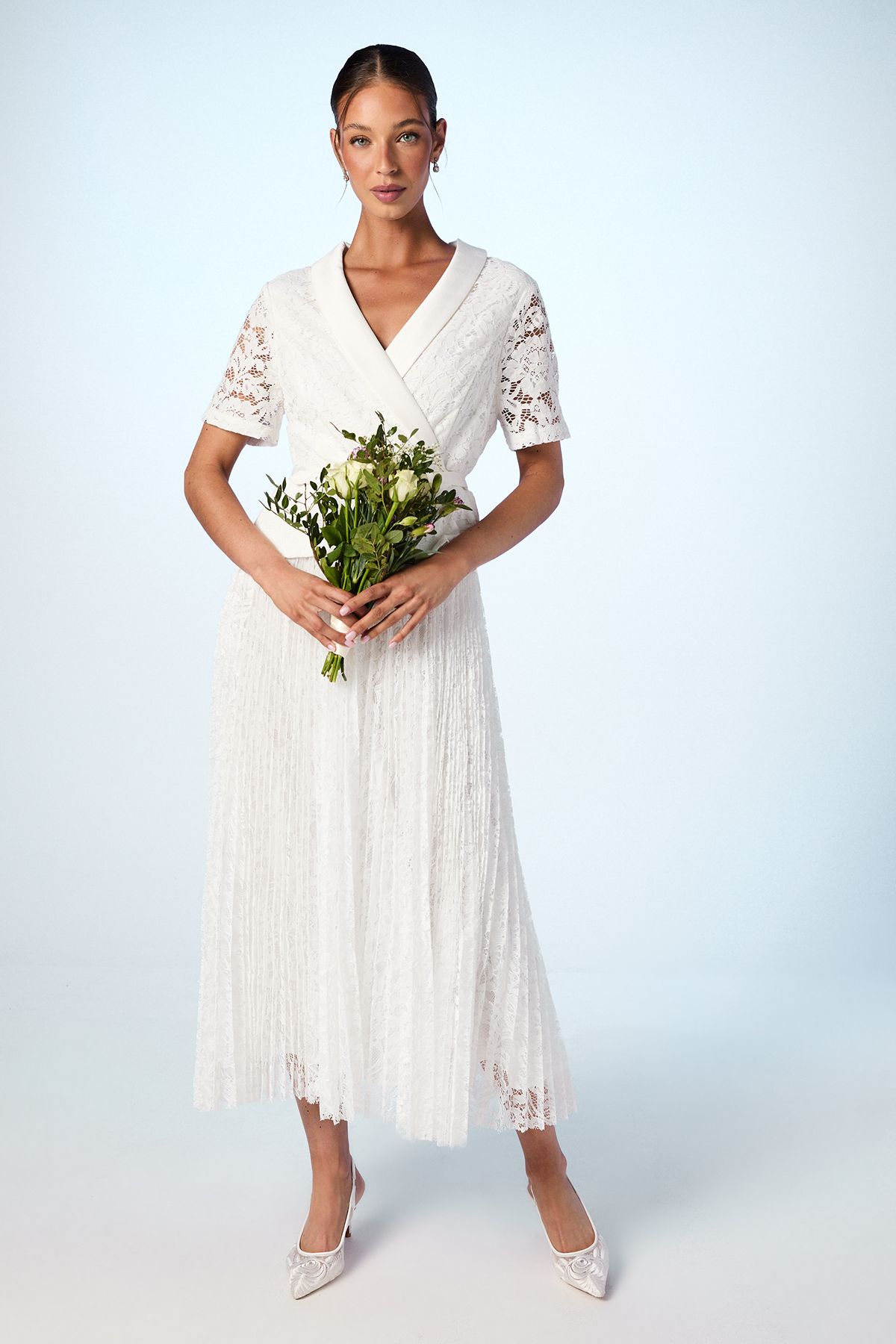 Coast Lace Two In One Jacket Wedding Dress Ivory image 1